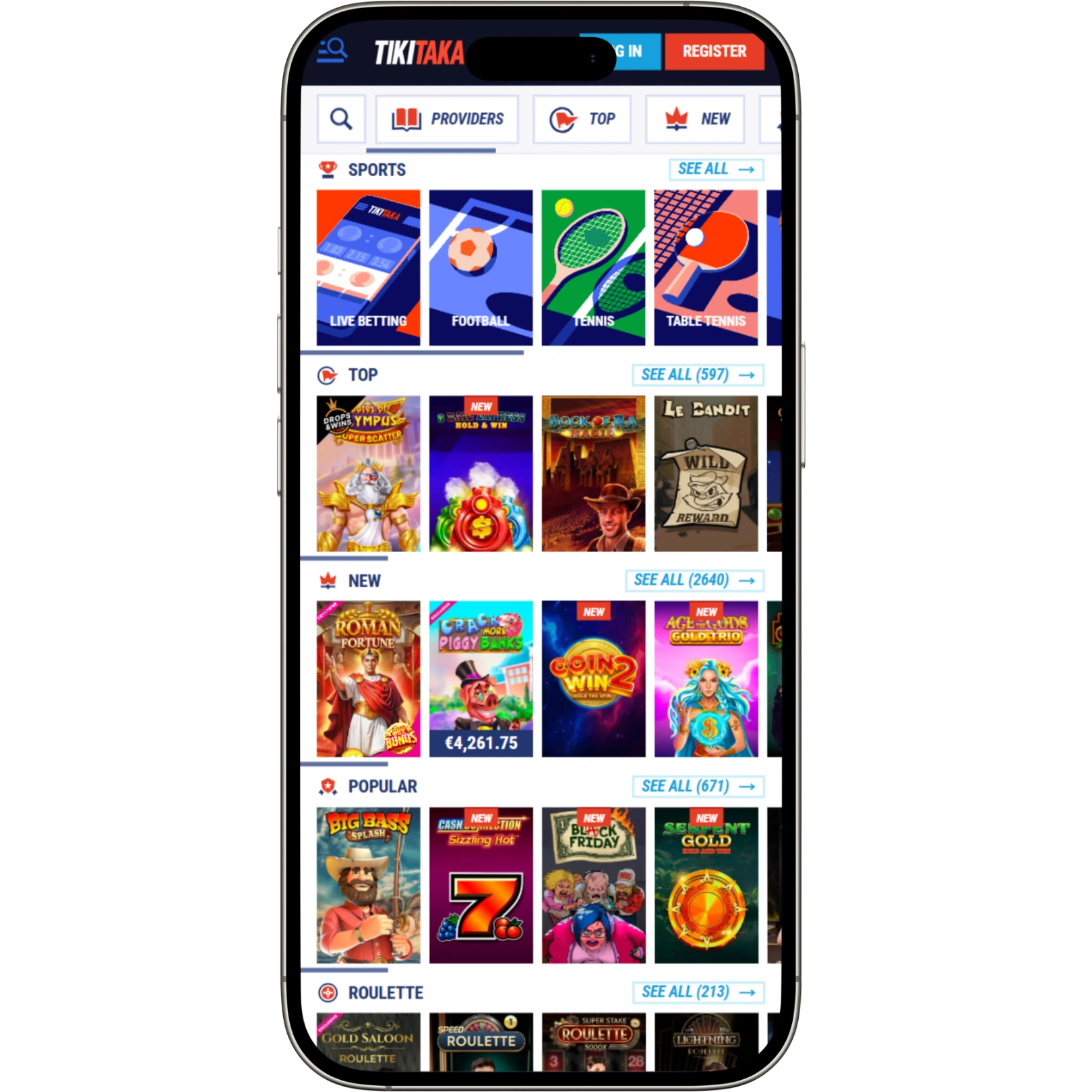 Tikitaka Mobile Experience