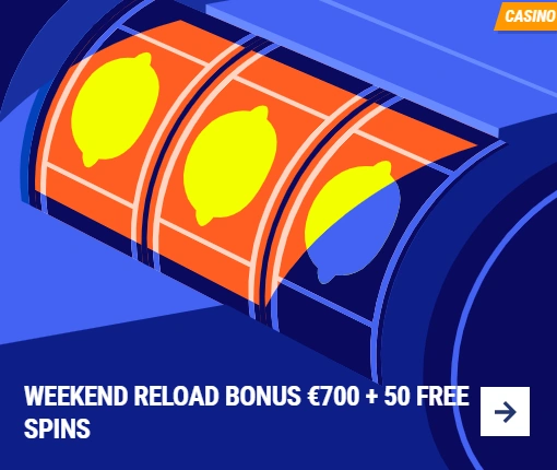 Weekend Reload Bonus €700 + 50 Free Spins